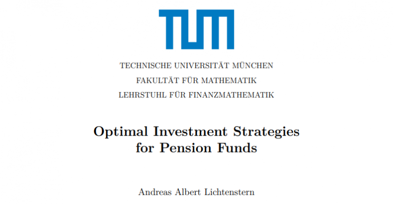 Optimal Investment Strategies for Pension Funds