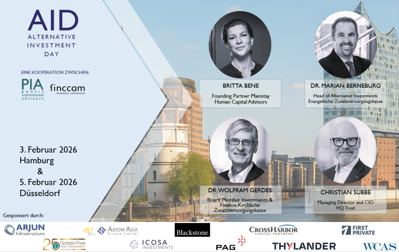 Alternative Investment Day 2026 in Hamburg und Düsseldorf